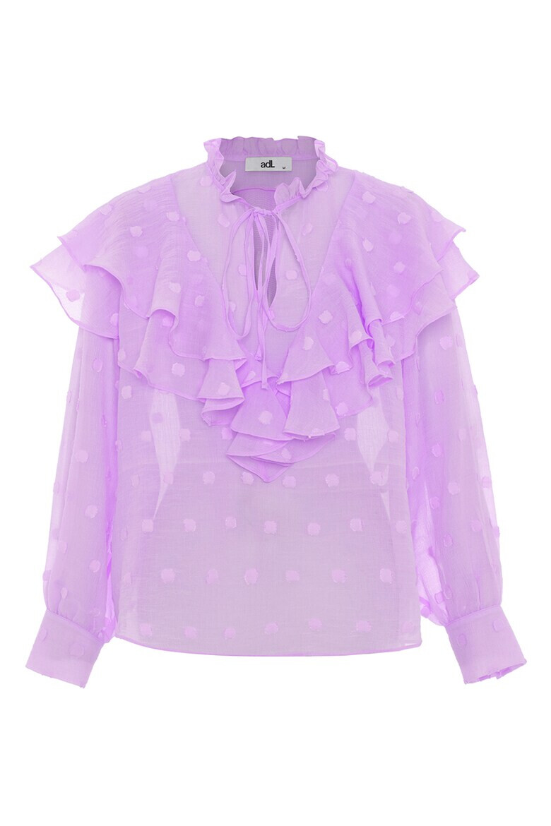 adL Ефирна блуза с набирания - Pepit.bg