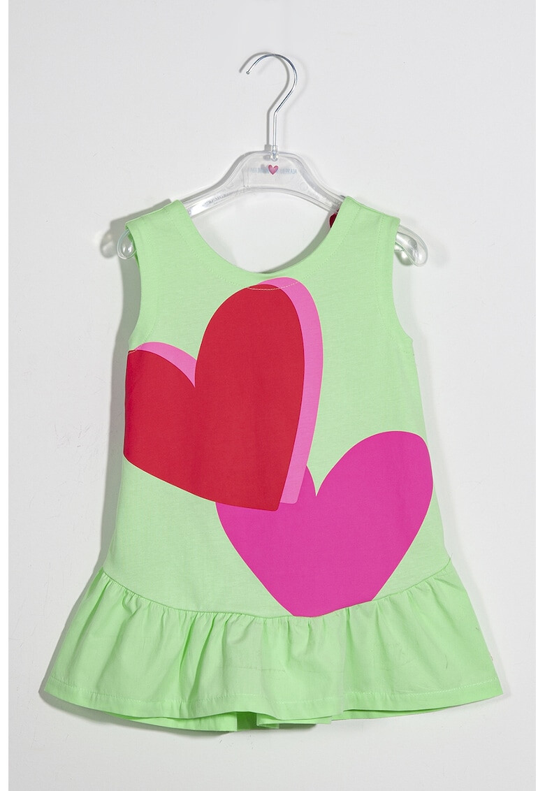 Agatha Ruiz de la Prada Разкроена рокля с шарка на сърца - Pepit.bg
