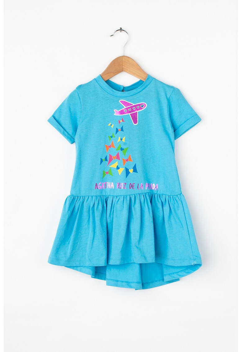 Agatha Ruiz de la Prada Рокля Rainbow с фигурален десен - Pepit.bg