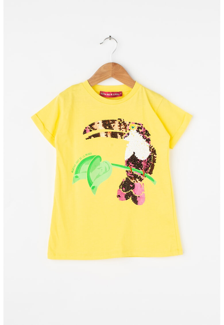 Agatha Ruiz de la Prada Рокля Summer Lines с двулицеви пайети - Pepit.bg