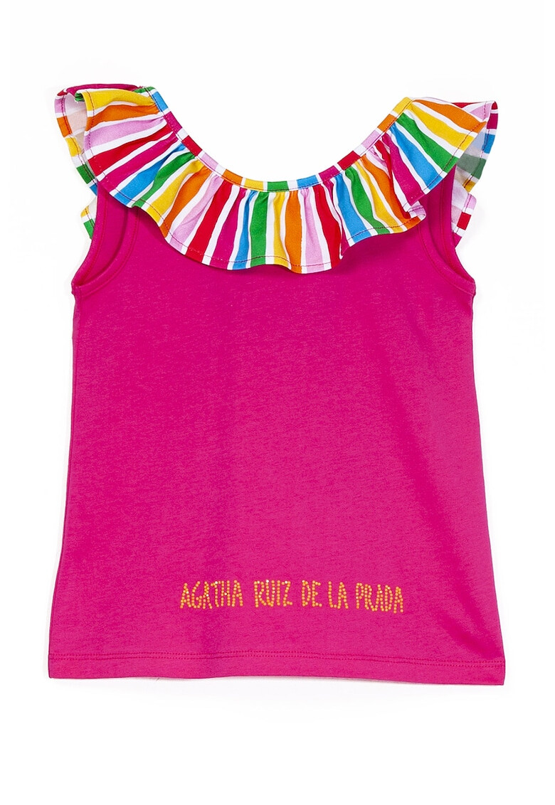 Agatha Ruiz de la Prada Топ с набиране - Pepit.bg