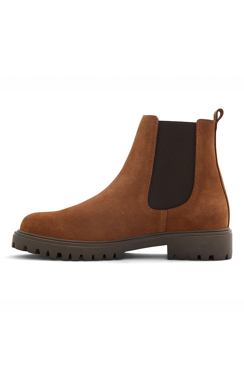 Aldo Кожени боти Adalitlan Chelsea с текстил - Канелено кафяво - Pepit.bg