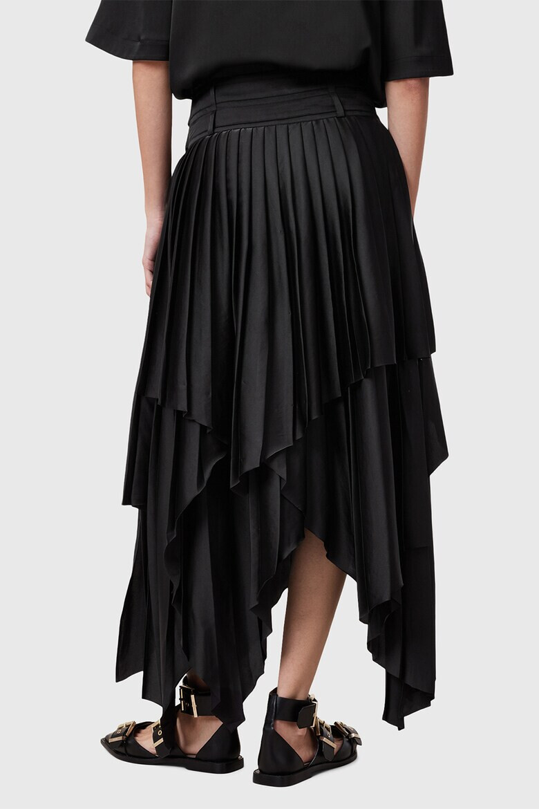 AllSaints Асиметрична дълга пола Kat - Pepit.bg
