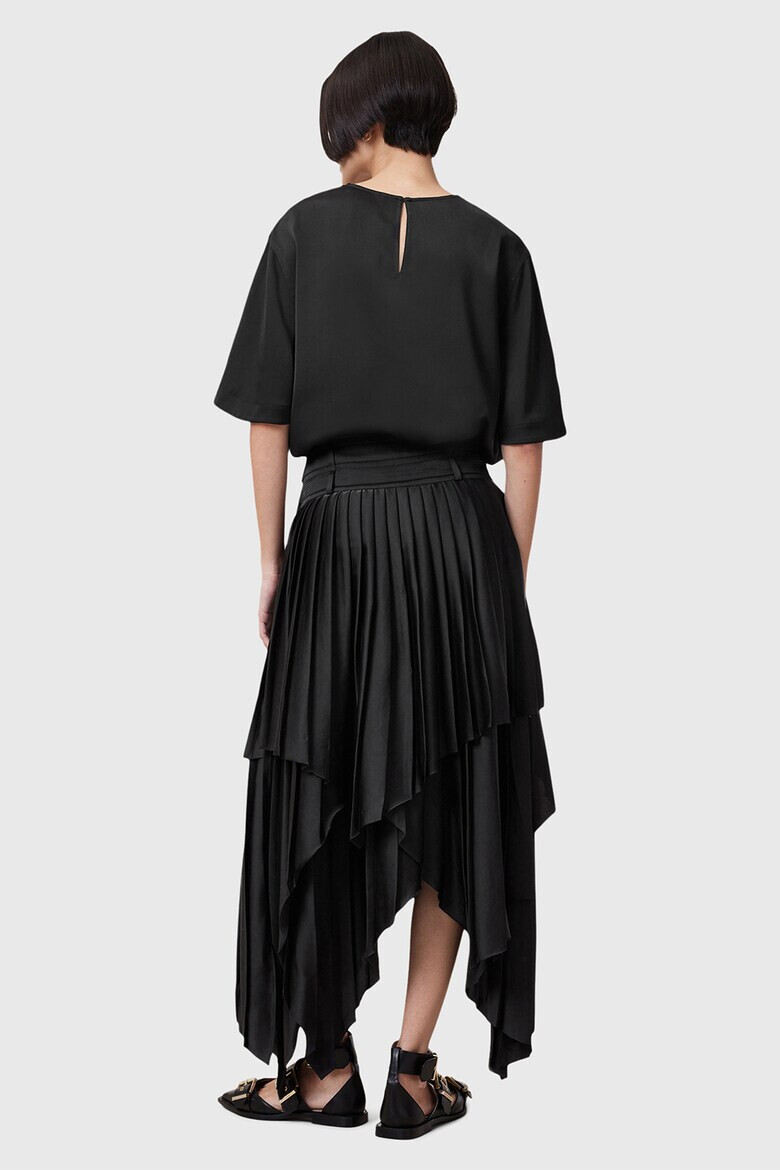 AllSaints Асиметрична дълга пола Kat - Pepit.bg