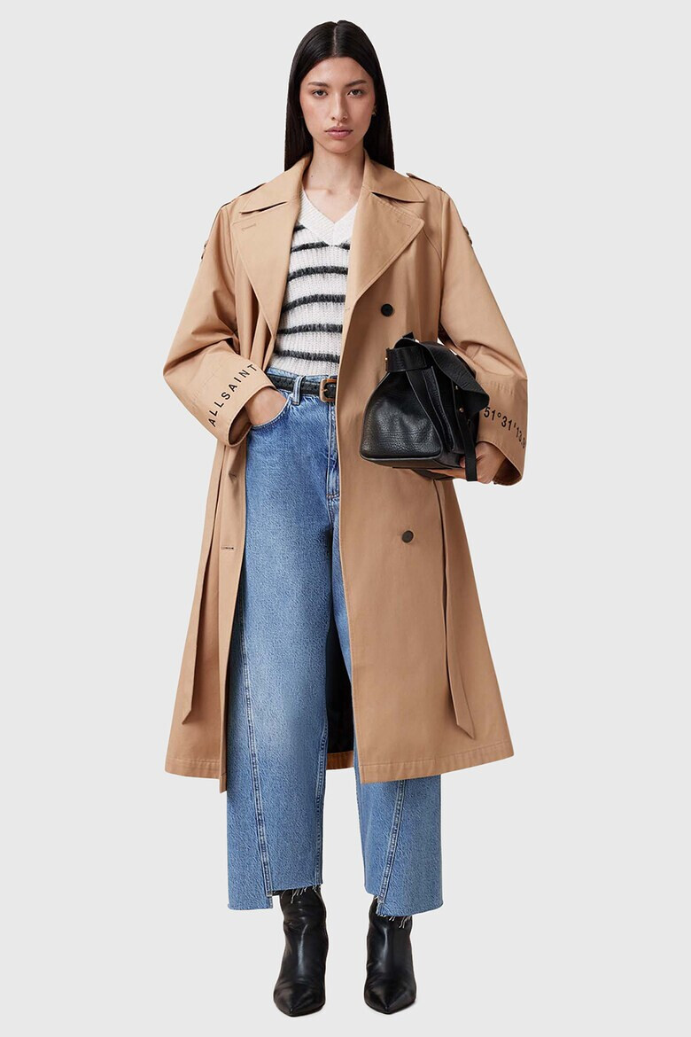 AllSaints Асиметрични широки дънки Fox - Pepit.bg