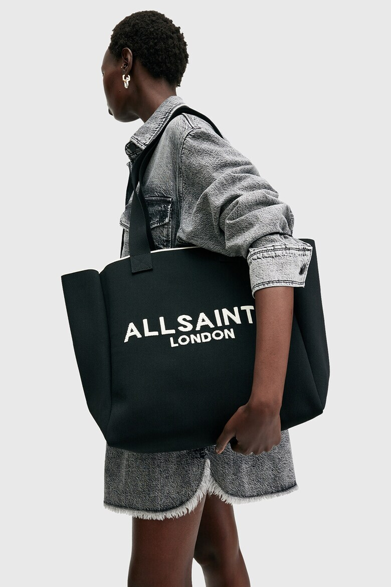 AllSaints Чанта с лого Izzy - Черен - Pepit.bg