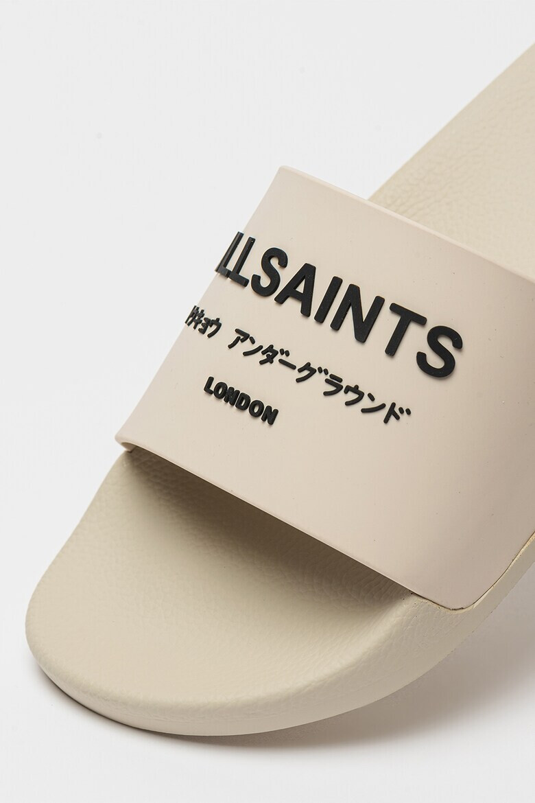 AllSaints Чехли Underground с лого - Pepit.bg