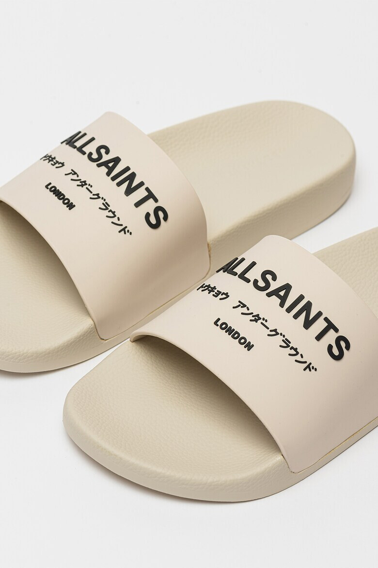 AllSaints Чехли Underground с лого - Pepit.bg