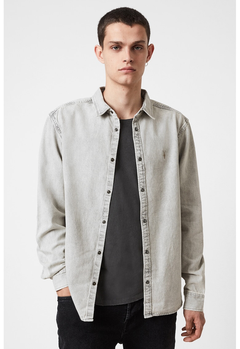 AllSaints Дънкова риза Gleason - Pepit.bg