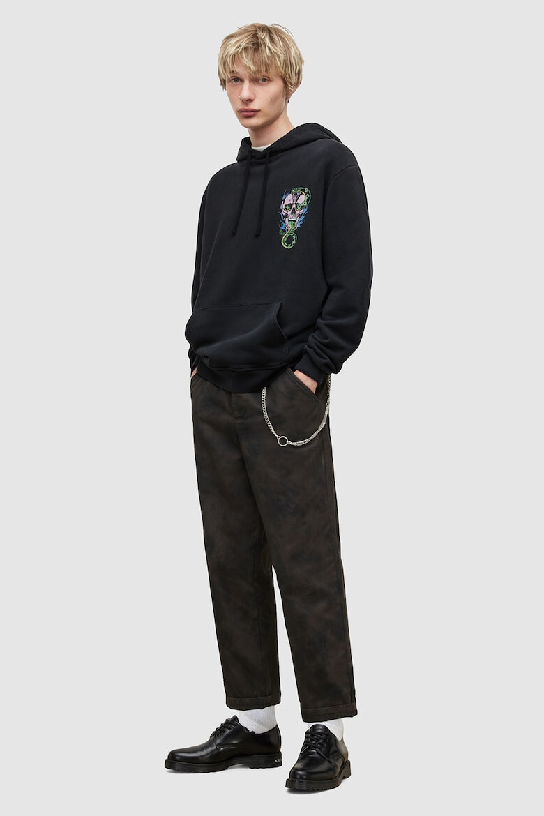 AllSaints Худи Adder с фигурална щампа - Pepit.bg