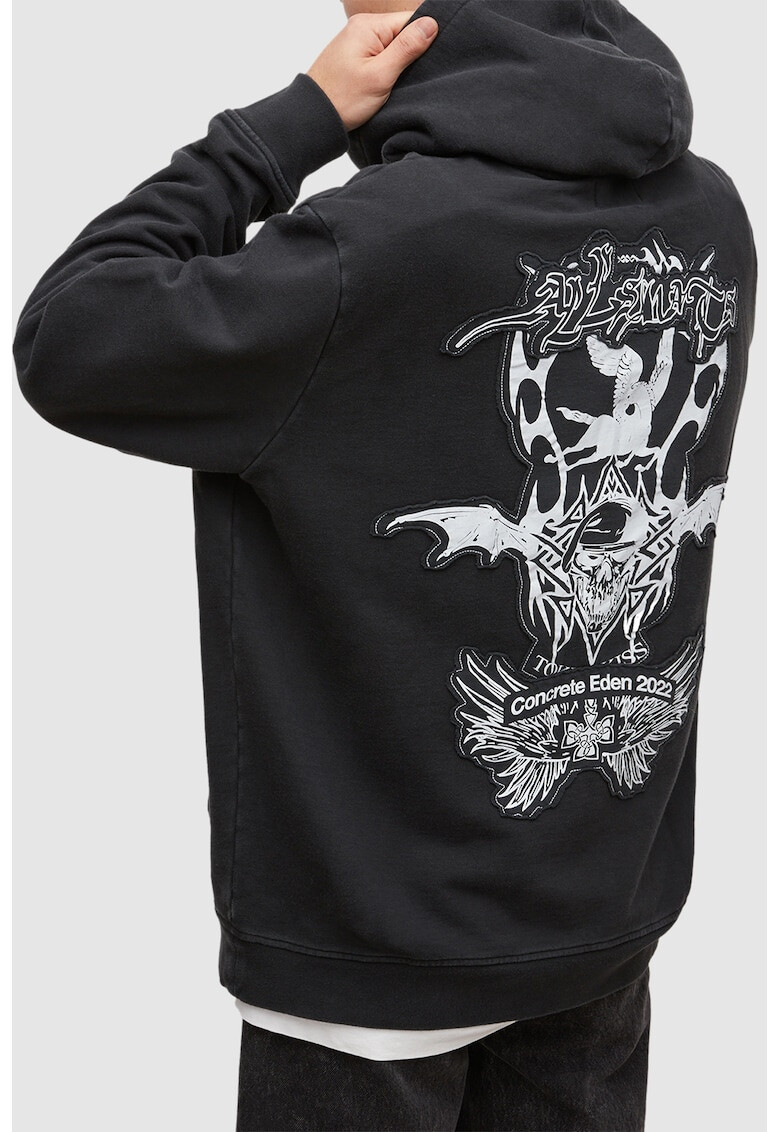 AllSaints Худи с апликации - Pepit.bg