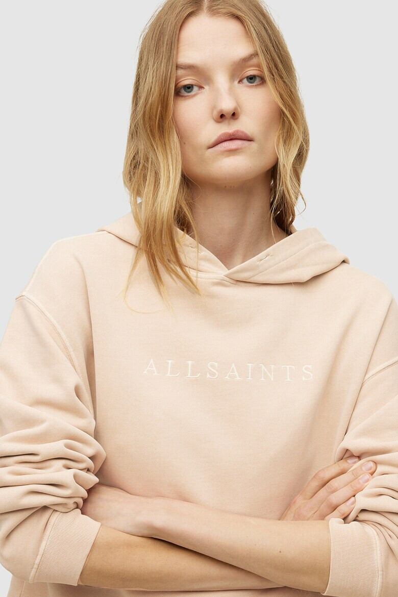 AllSaints Худи с бродирано лого - Pepit.bg
