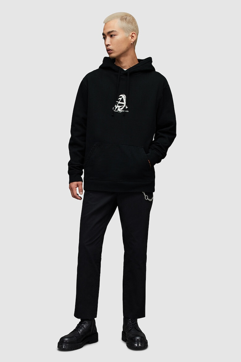 AllSaints Худи с лого и джоб кенгуру - Pepit.bg