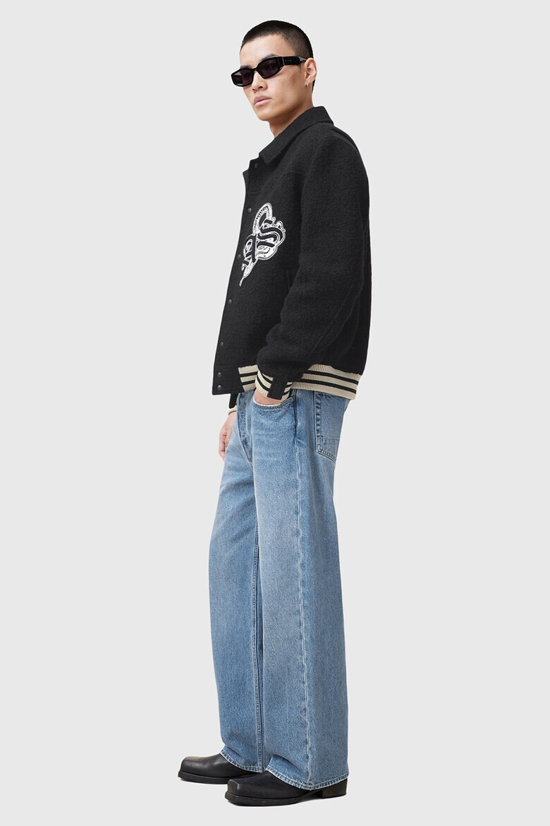 AllSaints Яке Ambaum тип Varsity с вълна - Pepit.bg