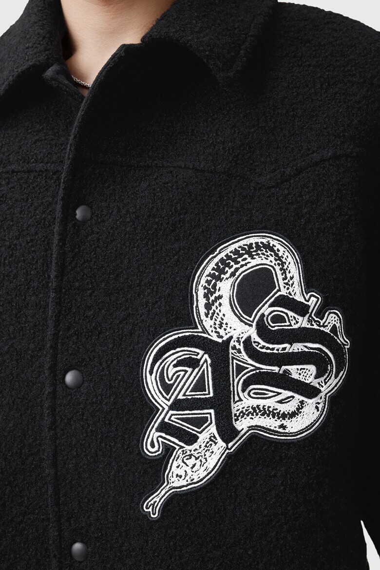 AllSaints Яке Ambaum тип Varsity с вълна - Pepit.bg
