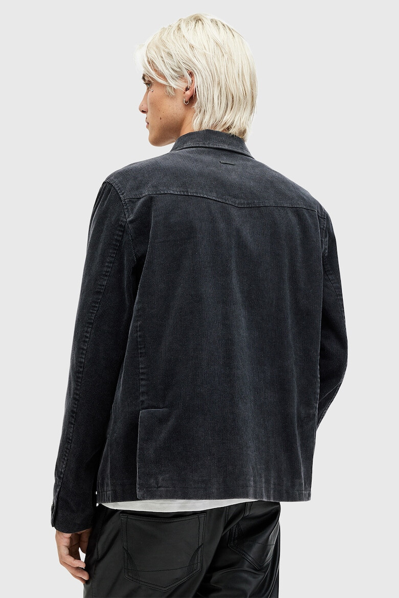 AllSaints Яке от деним Mission - Избеляло черно - Pepit.bg