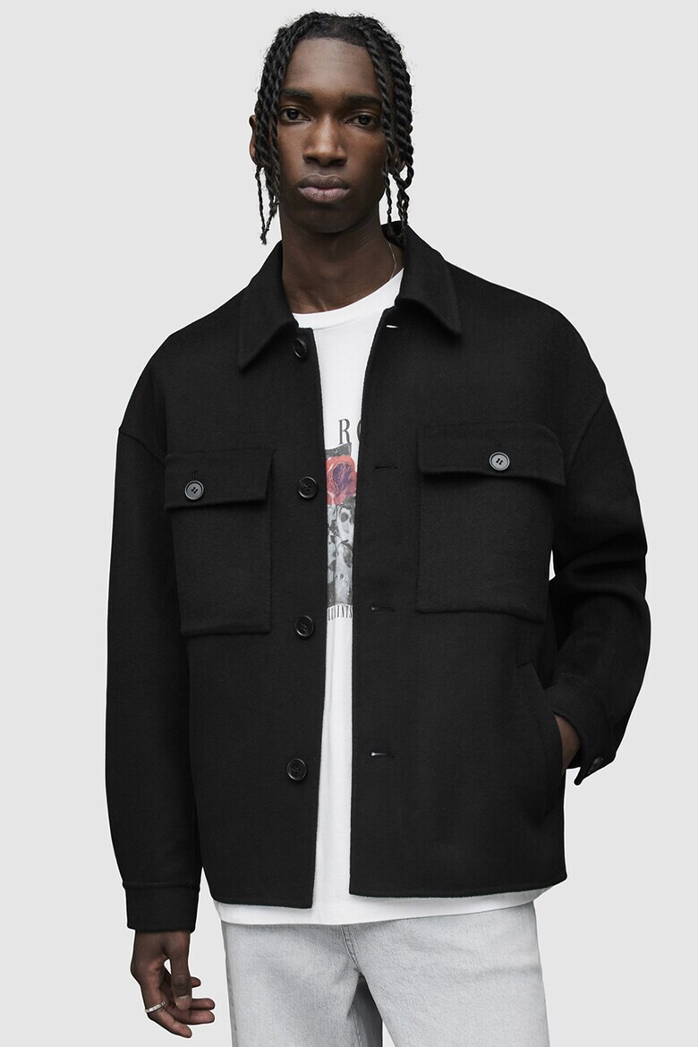AllSaints Яке тип риза Broderick с вълна - Pepit.bg