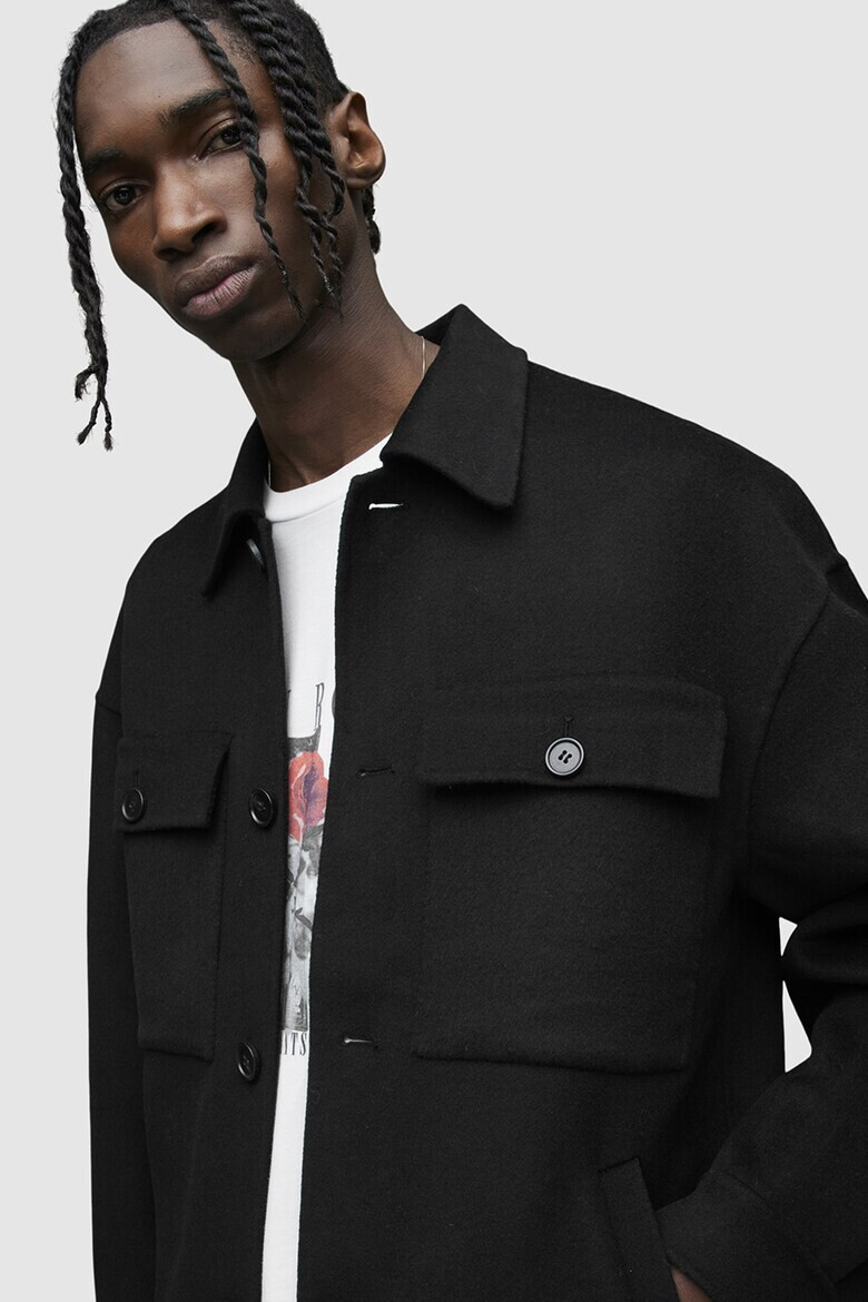 AllSaints Яке тип риза Broderick с вълна - Pepit.bg