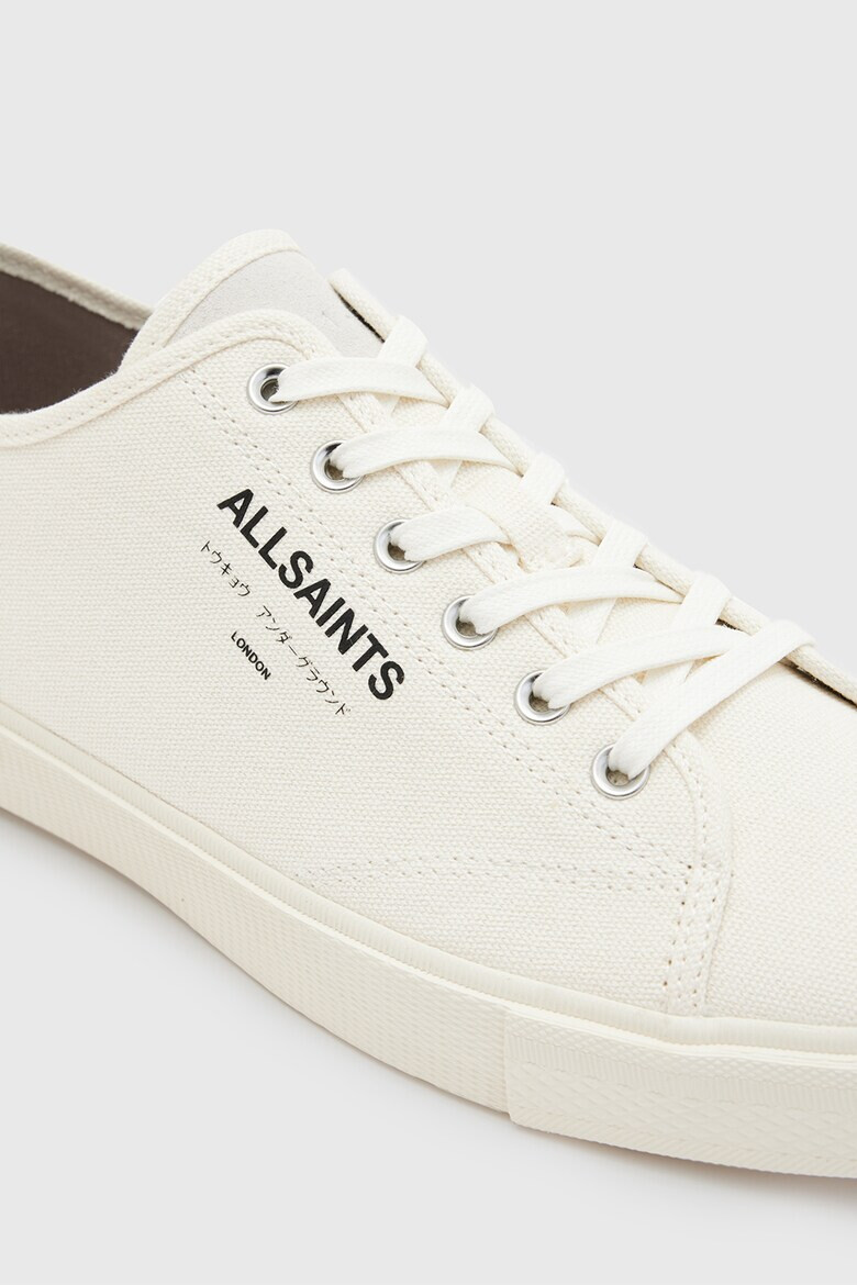 AllSaints Кецове с лого - Мръснобял - Pepit.bg
