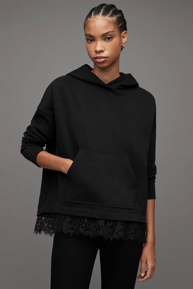 AllSaints Худи Lee със свободна кройка - Pepit.bg