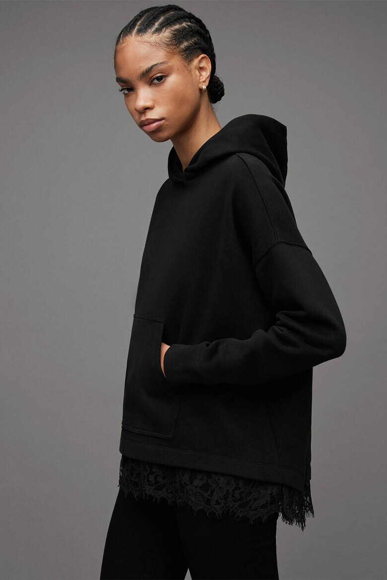 AllSaints Худи Lee със свободна кройка - Pepit.bg
