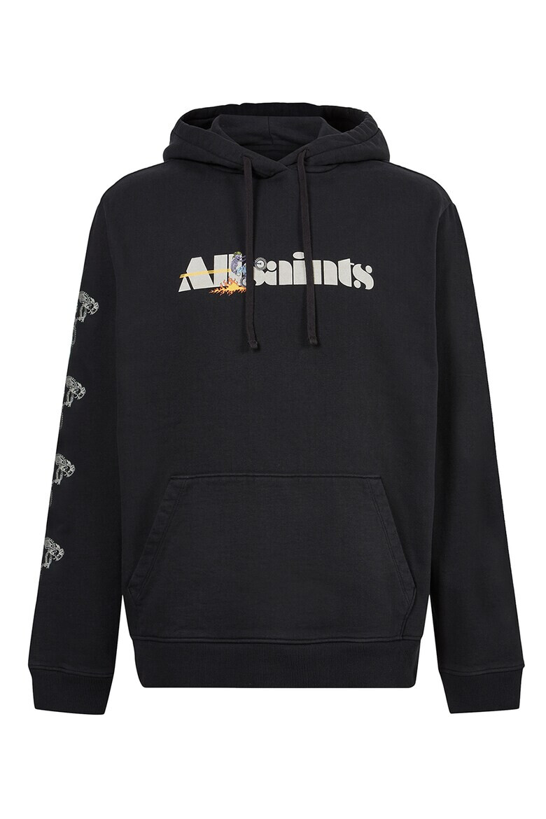 AllSaints Худи с лого и джоб кенгуру - Pepit.bg