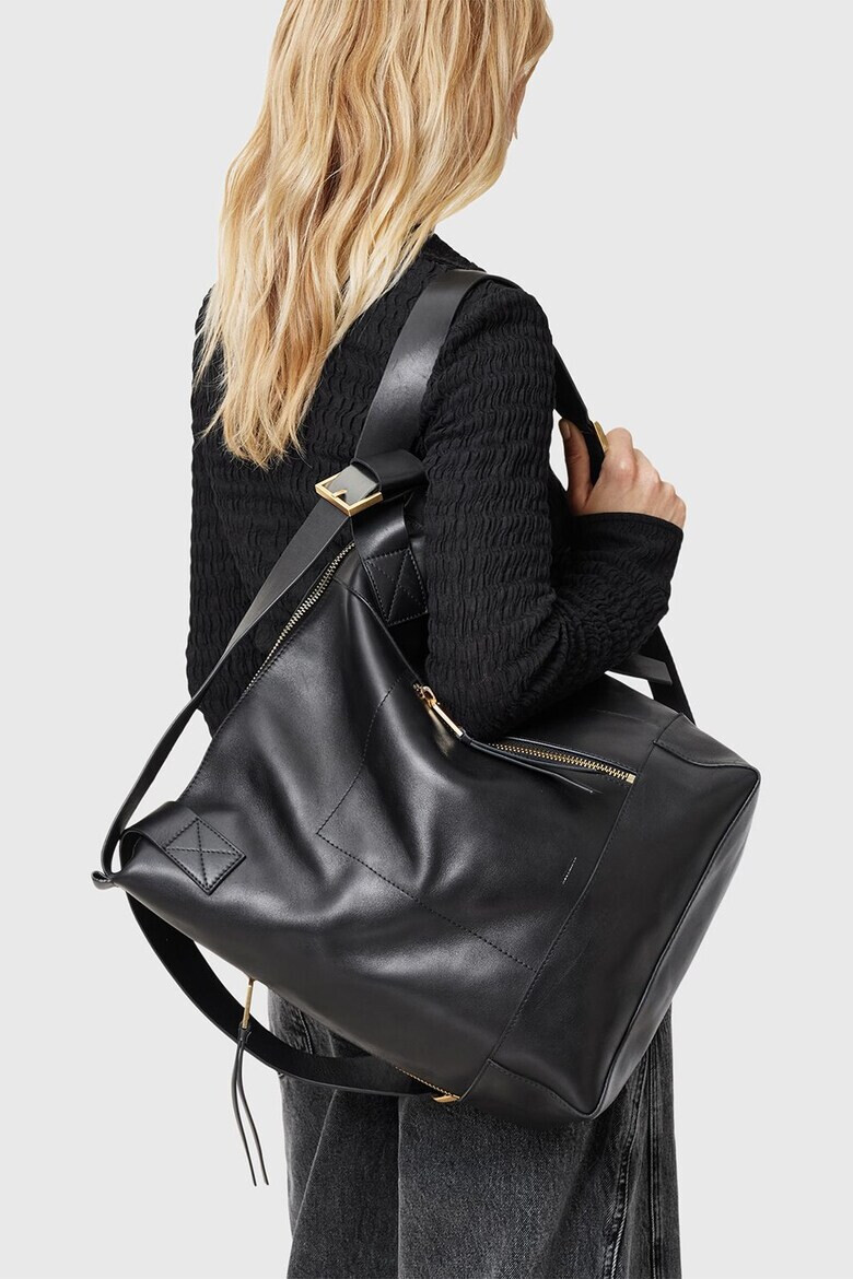 AllSaints Конвертируема кожена чанта Alba - Pepit.bg