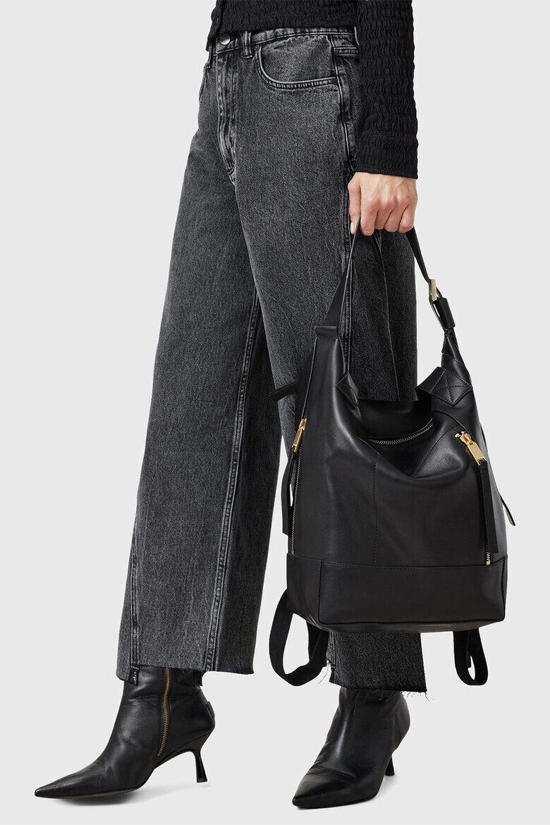 AllSaints Конвертируема кожена чанта Alba - Pepit.bg