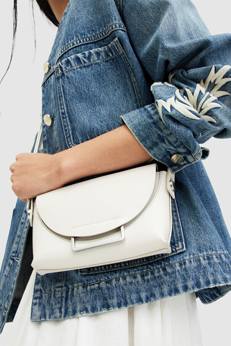 AllSaints Кожена чанта Francine - Pepit.bg
