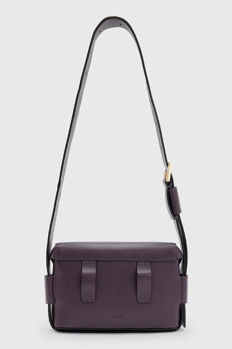 AllSaints Кожена чанта през рамо Frankie - Pepit.bg