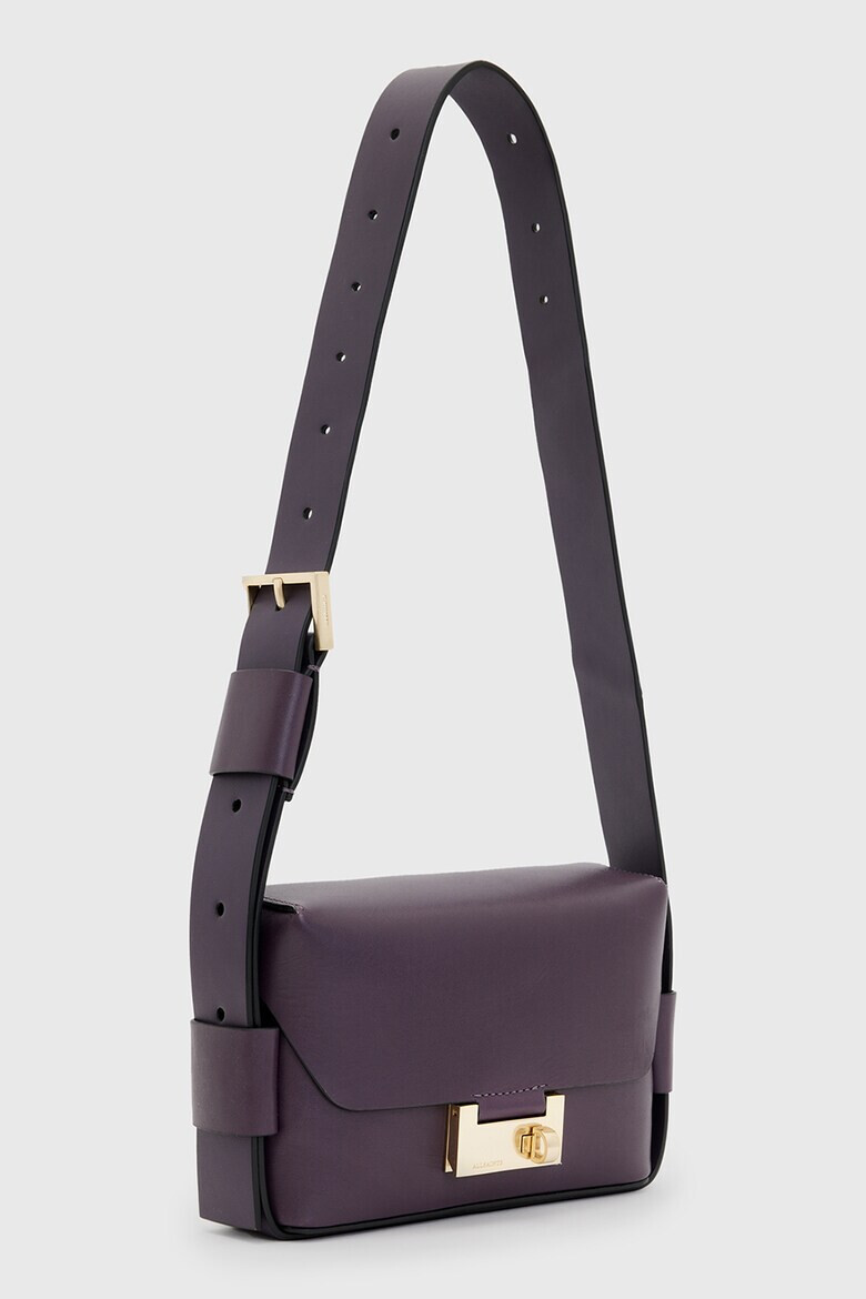 AllSaints Кожена чанта през рамо Frankie - Pepit.bg
