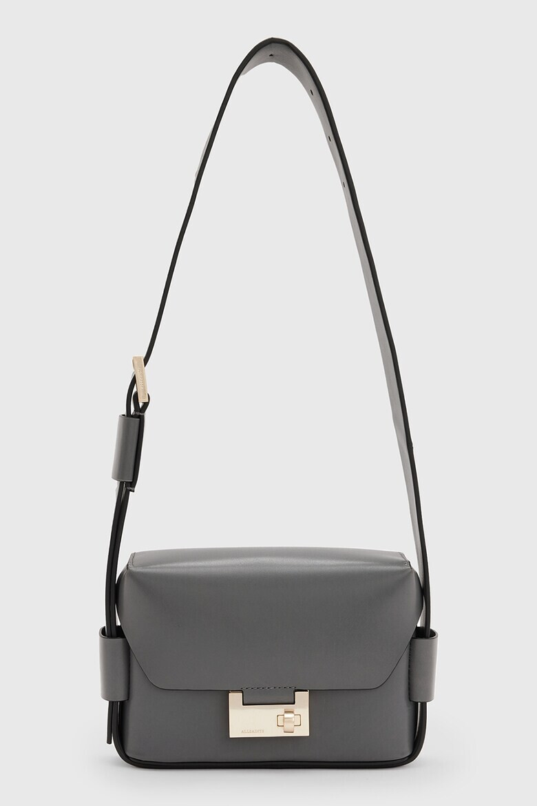AllSaints Кожена чанта през рамо Frankie - Pepit.bg