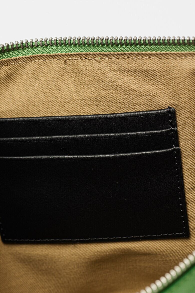 AllSaints Кожена чанта Half Moon - Pepit.bg