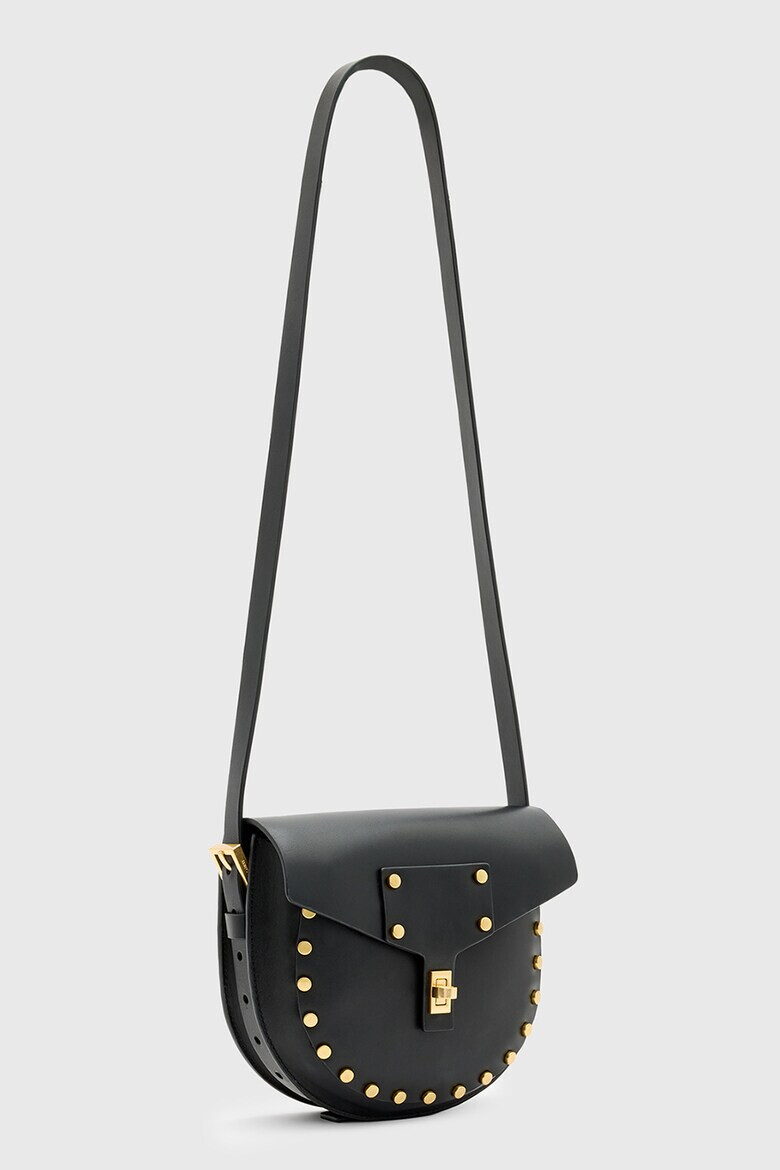 AllSaints Кожена чанта Miro с нитове - Pepit.bg
