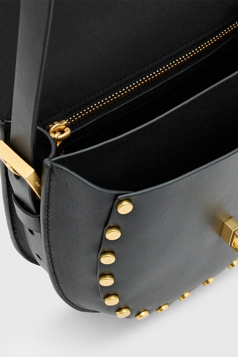AllSaints Кожена чанта Miro с нитове - Pepit.bg