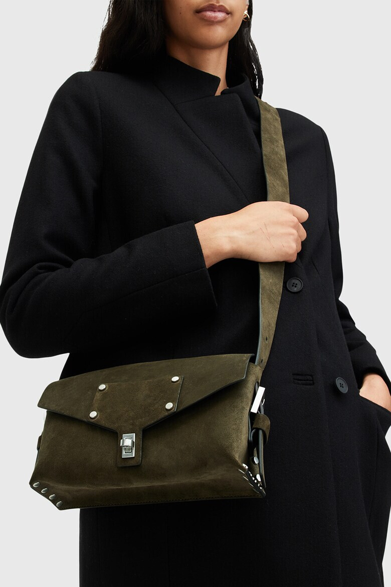 AllSaints Кожена чанта Miro тип Satchel - Pepit.bg