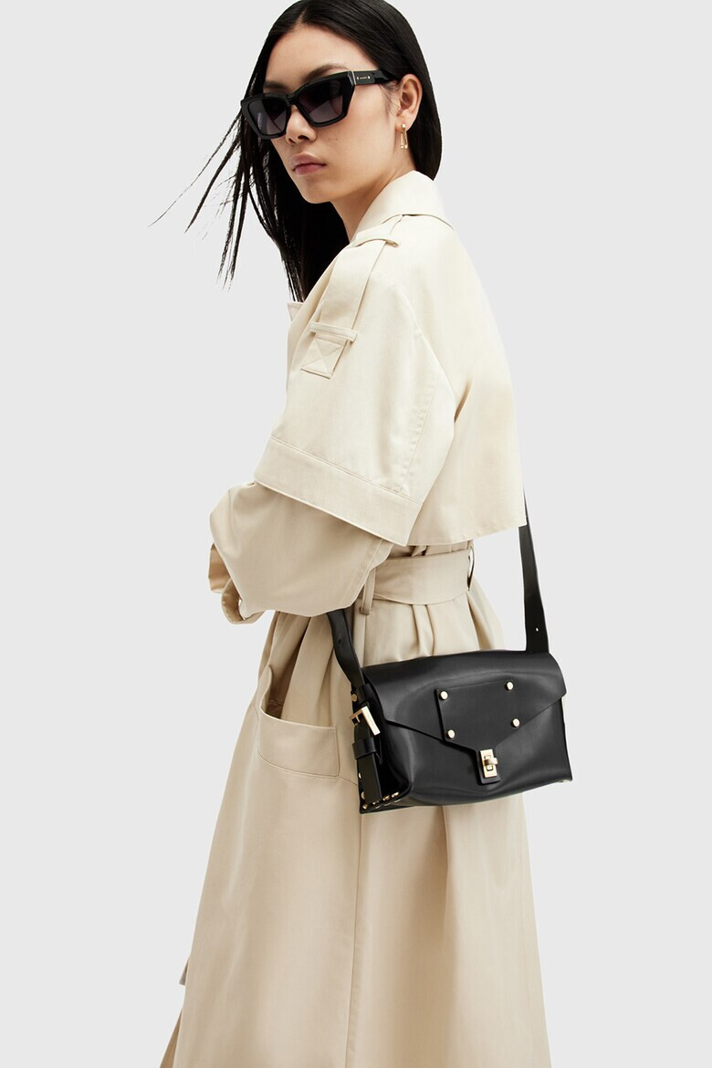AllSaints Кожена чанта Miro тип Satchel - Pepit.bg