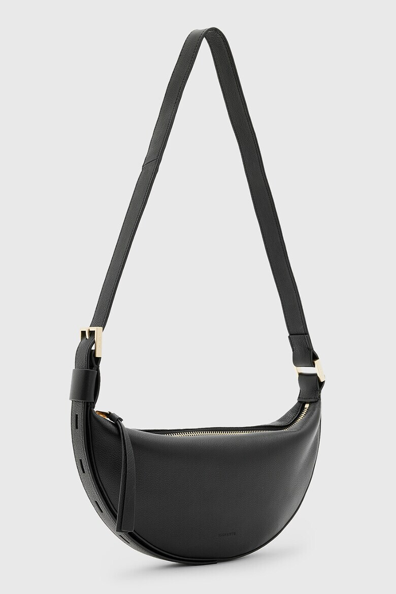 AllSaints Кожена чанта през рамо Half Moon - Pepit.bg