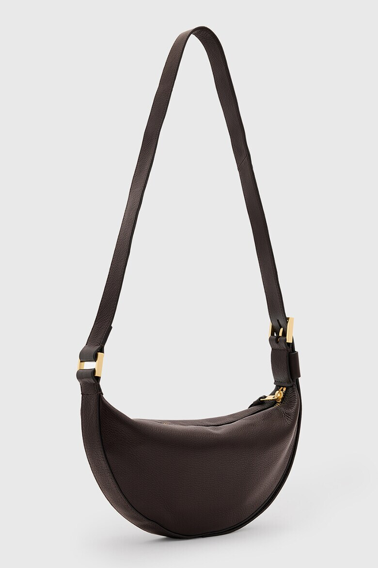 AllSaints Кожена чанта през рамо Half Moon - Pepit.bg