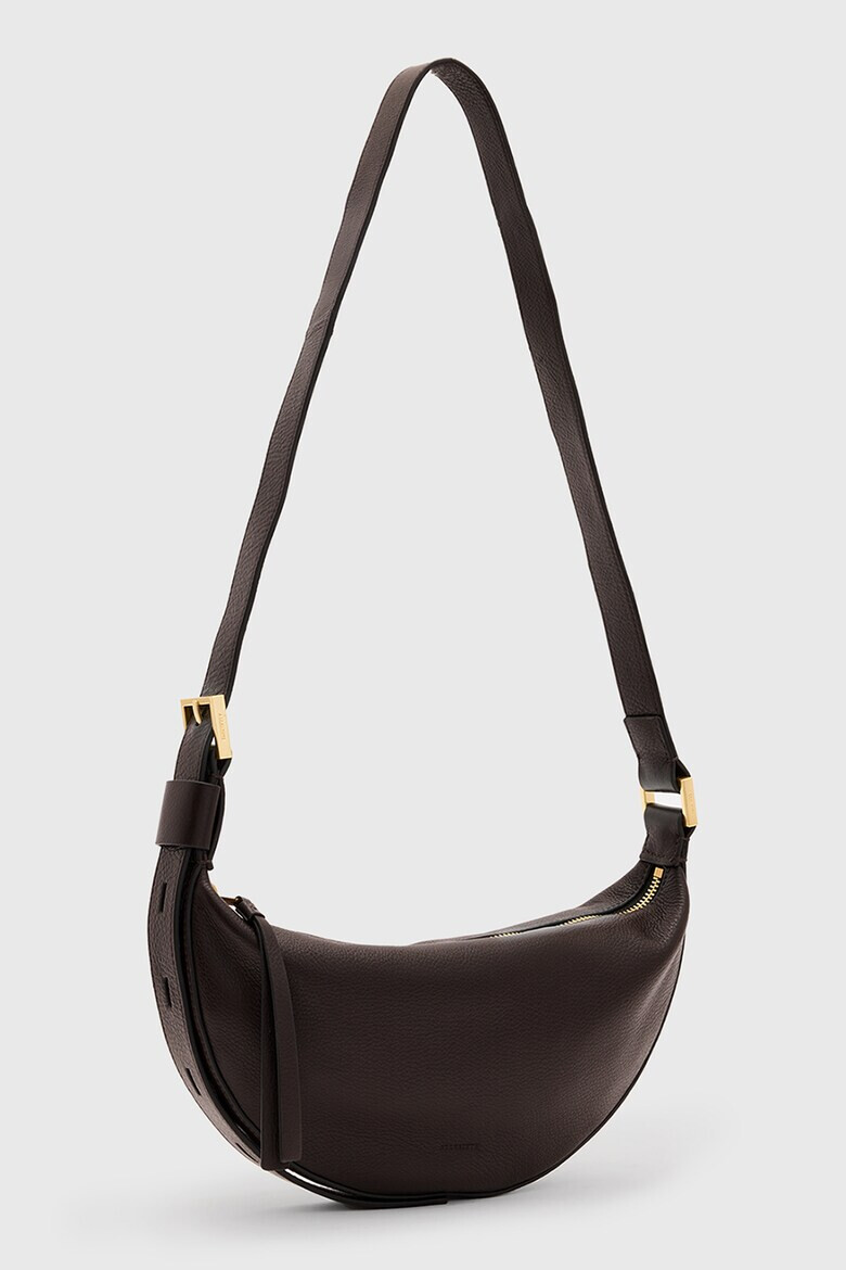 AllSaints Кожена чанта през рамо Half Moon - Pepit.bg