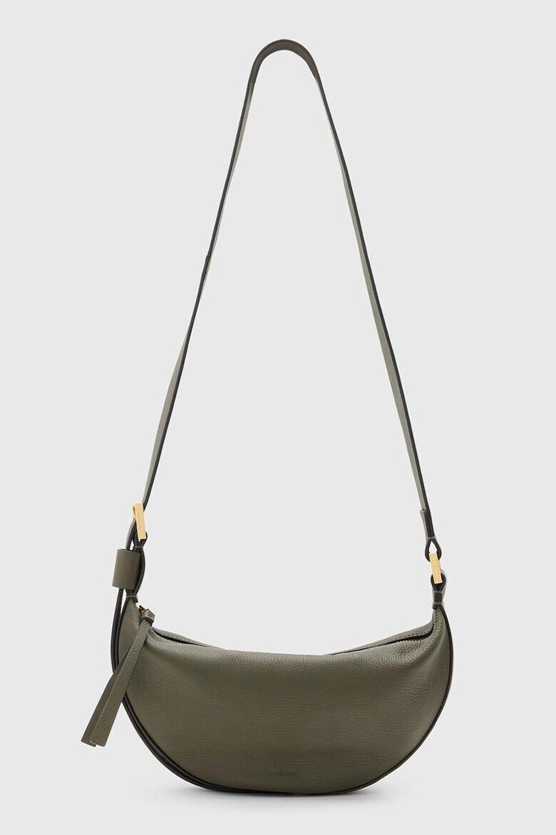 AllSaints Кожена чанта през рамо Half Moon - Pepit.bg