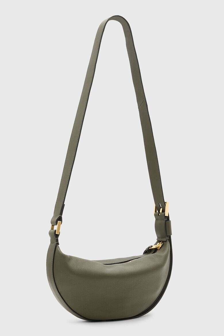 AllSaints Кожена чанта през рамо Half Moon - Pepit.bg