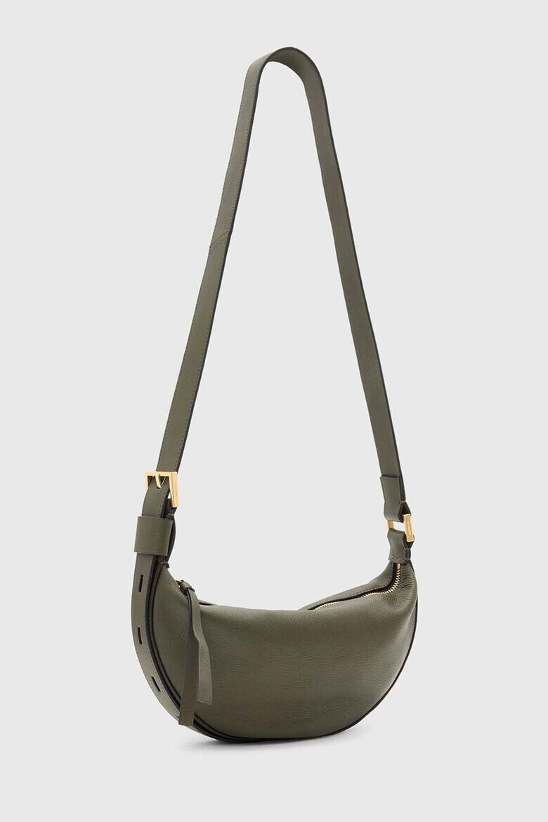 AllSaints Кожена чанта през рамо Half Moon - Pepit.bg