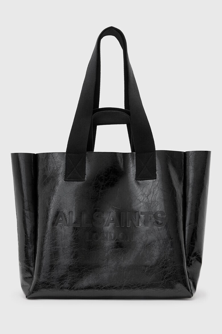 AllSaints Кожена чанта за рамо Izzy с лого - Pepit.bg