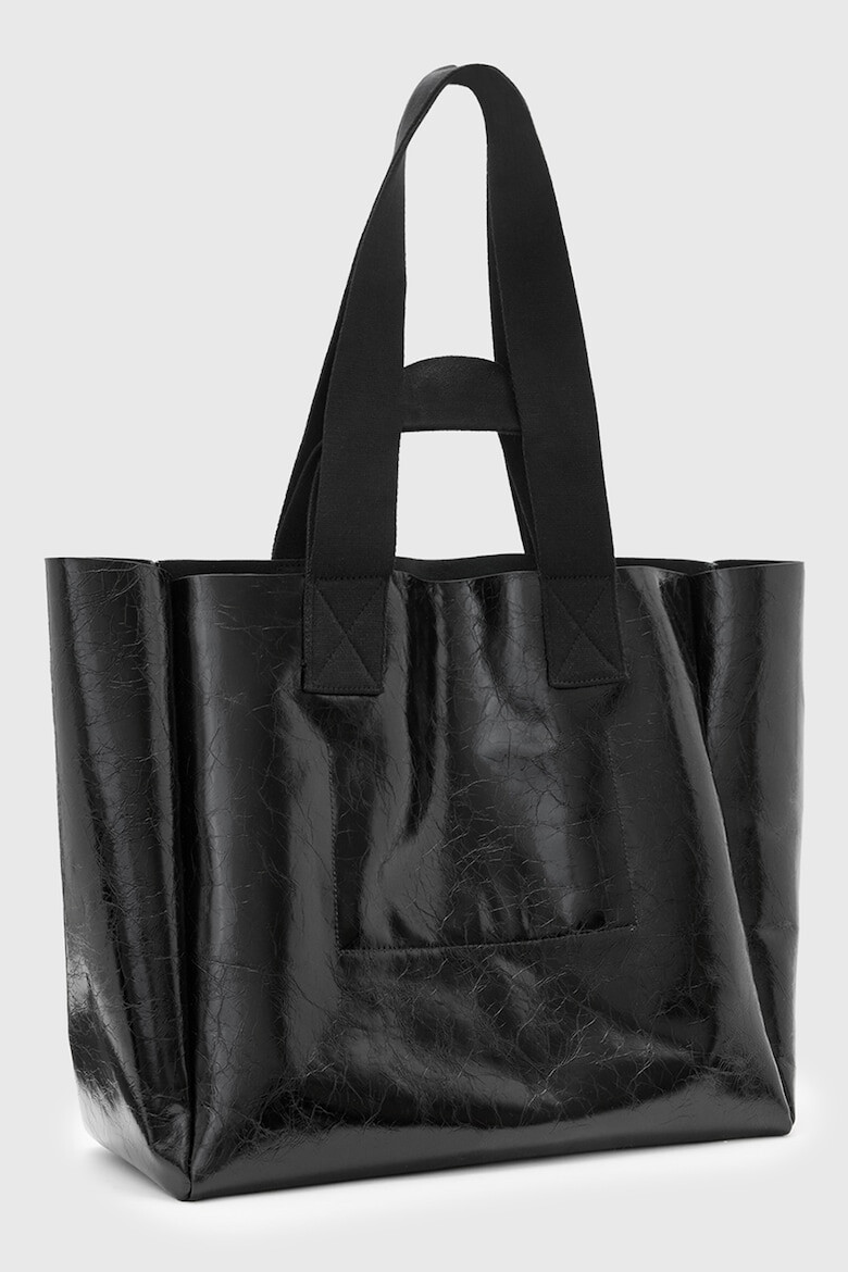 AllSaints Кожена чанта за рамо Izzy с лого - Pepit.bg