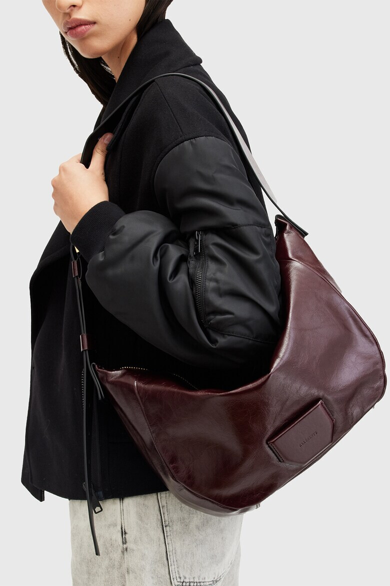 AllSaints Кожена чанта за рамо Madea - Pepit.bg