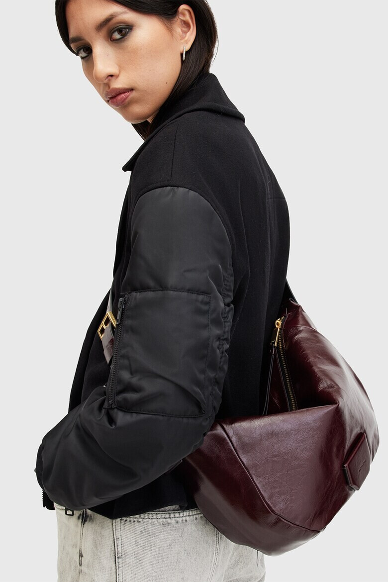 AllSaints Кожена чанта за рамо Madea - Pepit.bg