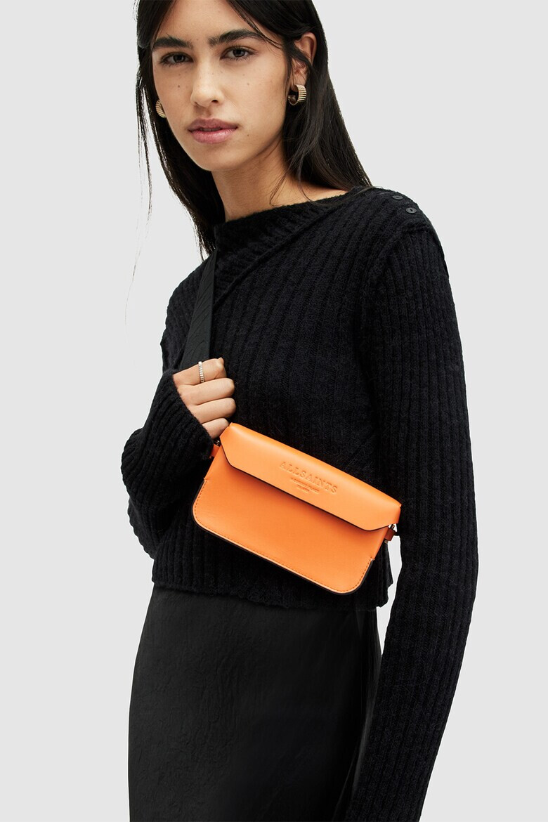 AllSaints Кожена чанта Zoe - Pepit.bg