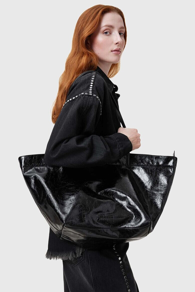 AllSaints Кожена шопинг чанта Serafina - Pepit.bg