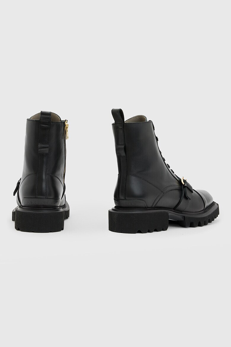 AllSaints Кожени боти с масивен ток - Pepit.bg